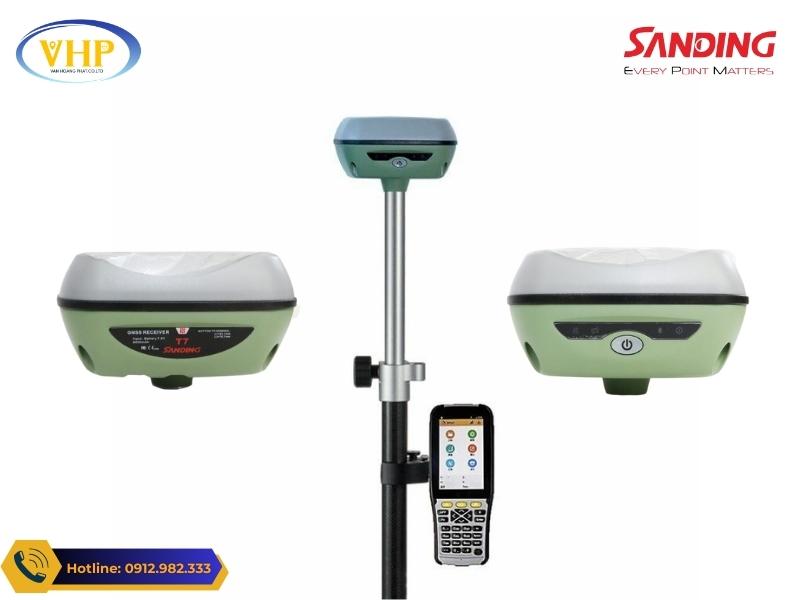 Kiểu Dáng Máy Định Vị Vệ Tinh RTK Sanding T7