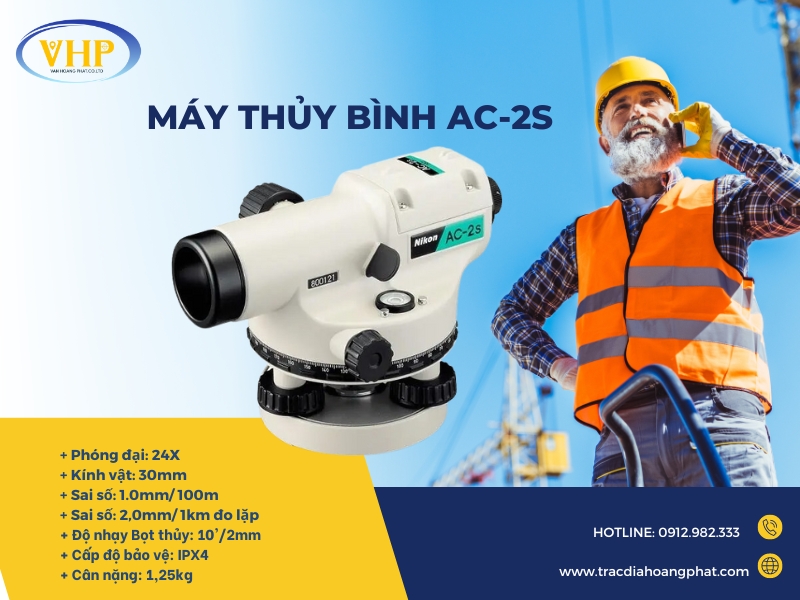 Thông Số Của Máy thủy bình Nikon AC-2S
