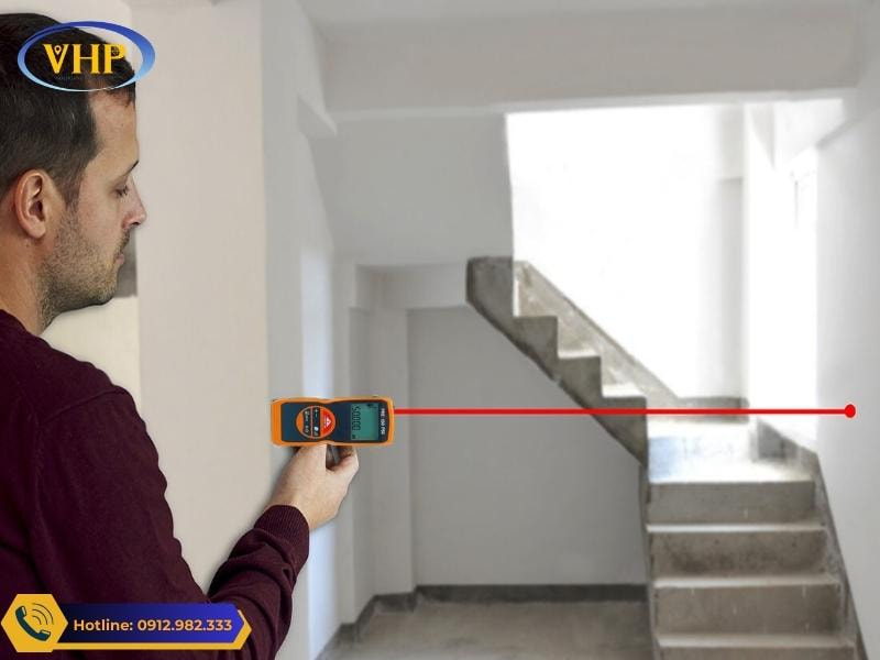 Bài toán ứng dụng máy đo khoảng cách Prexiso P50