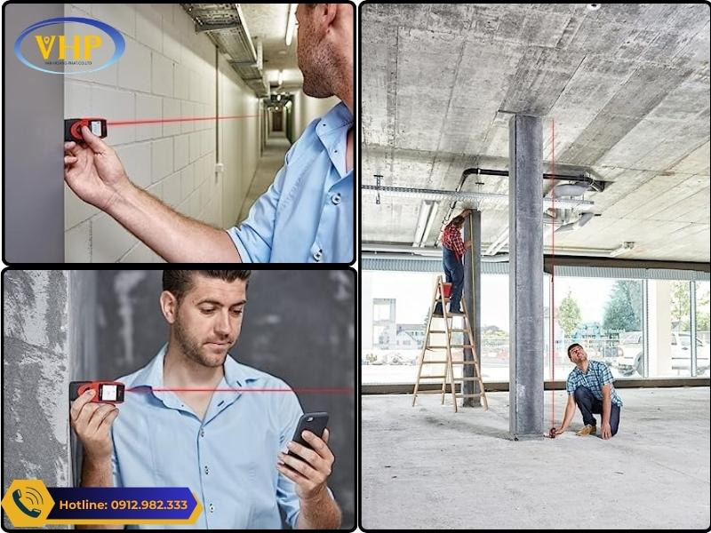 Sử dụng máy đo Laser Leica DISTO D1 ngoài thực tế