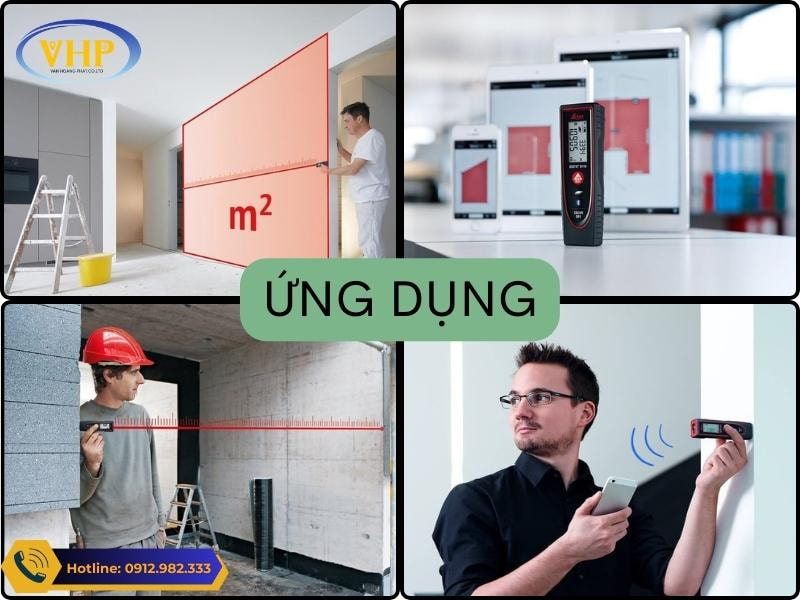 Sử dụng máy đo Laser Leica DISTO D110 ngoài thực tế.