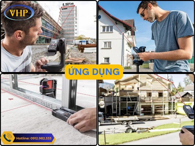 Sử dụng máy Đo Laser Leica DISTO X4 ngoài thực tế