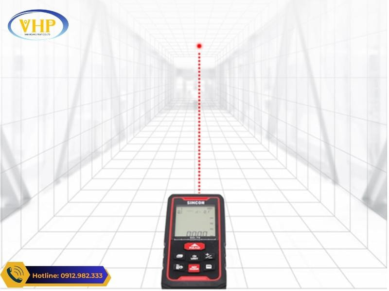 Sử dụng máy đo laser Sincon SD-70 ngoài thực tế