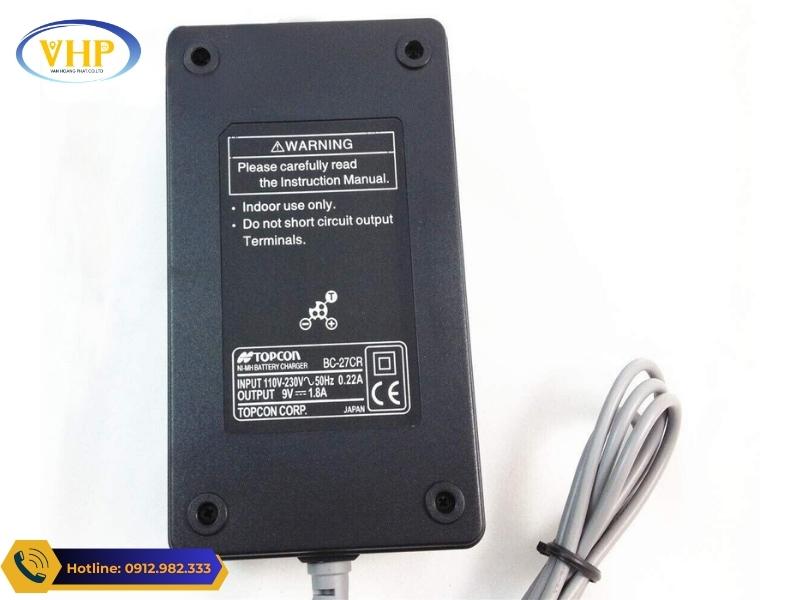 Tính năng nổi bật của sạc pin Topcon BC-27CR