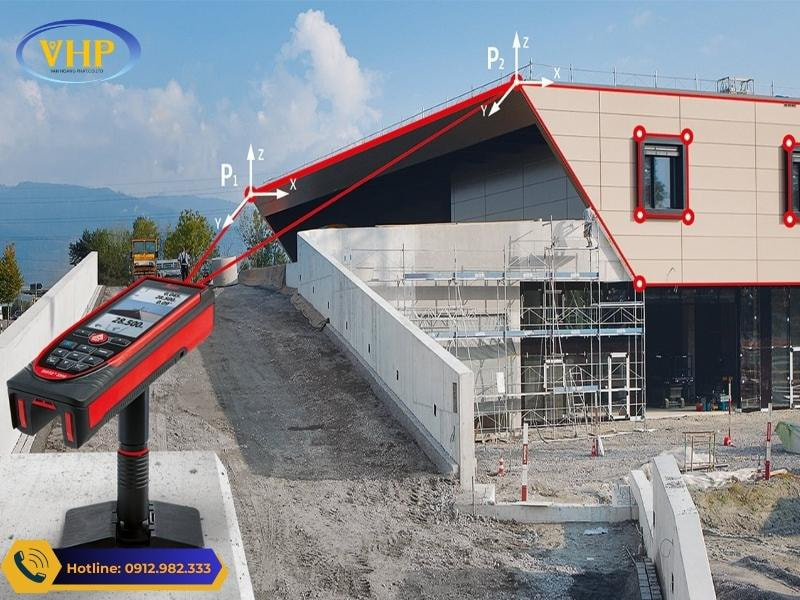 Sử dụng máy đo Leica DISTO S910 ngoài thực tế