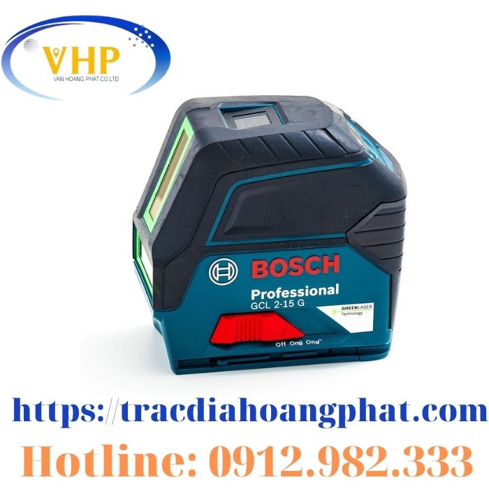 MÁY CÂN BẰNG LASER 2 TIA XANH BOSCH GCL2-15G