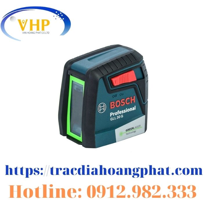 MÁY CÂN BẰNG LASER 2 TIA XANH BOSCH GLL-30G