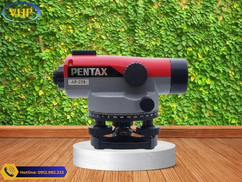 Máy thủy bình Pentax AP-228 có thiết nhỏ gọn, tinh tế