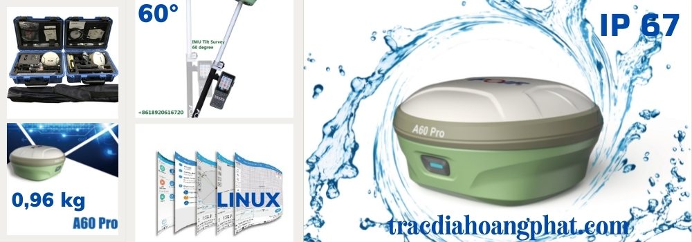Máy định vị rtk A60pro imu Hàng chính hãng