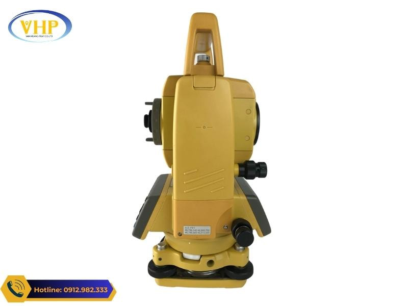 Pin Topcon BT-52QA khi lắp lên máy toàn đạc