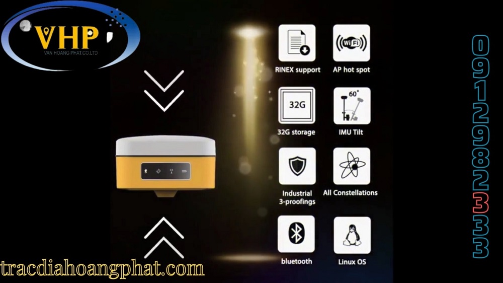 Cấu hình máy RTK ALPHA GEO Netbox1 IMU