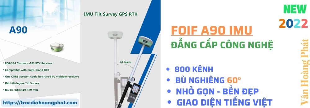 Cấu hình máy gps rtk foif a90 imu