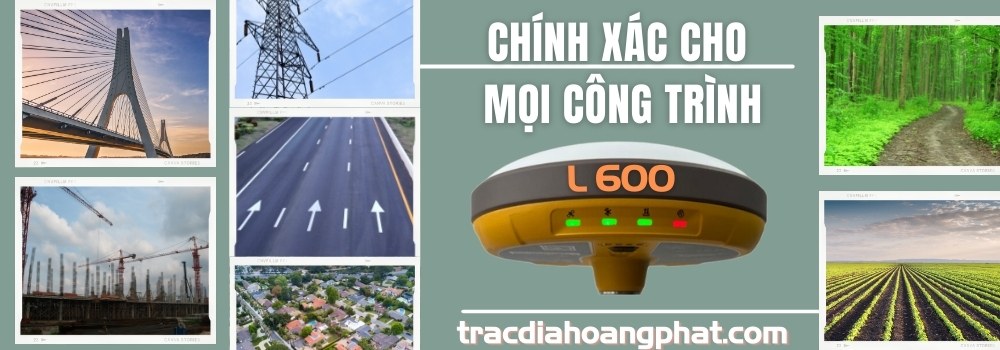 Ứng dụng thực tế của máy RTK ALPHA-GEO L600