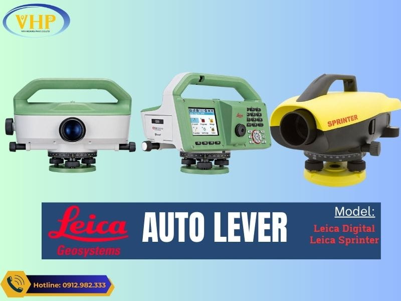 Máy thủy bình điện tử LEICA thương hiệu số 1 thế giới.