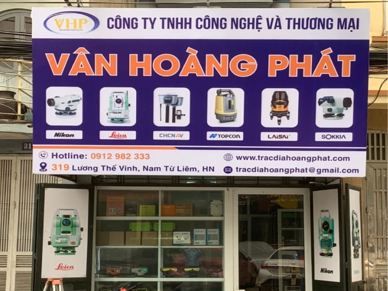 Công ty Vân Hoàng Phát tự hào là nhà phân phối chính thức các mẫu máy thủy bình Nikon chính hãng