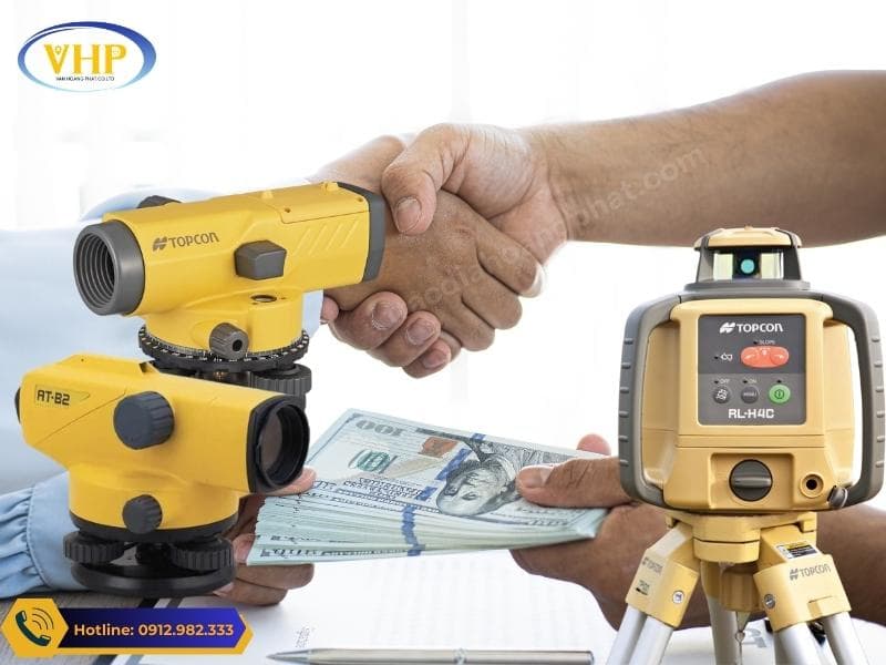 Mua máy thủy bình Topcon Giúp Tiết Kiệm Chi Phí Tối Đa