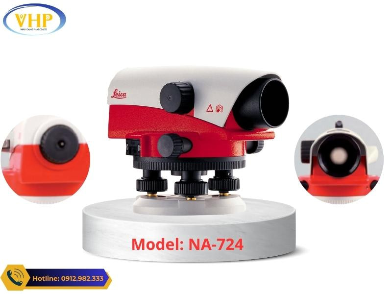 Máy thủy bình tự động Leica NA-724 với ống kính mở rộng