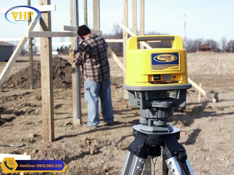 Máy thủy bình Laser và công tác đo đạc