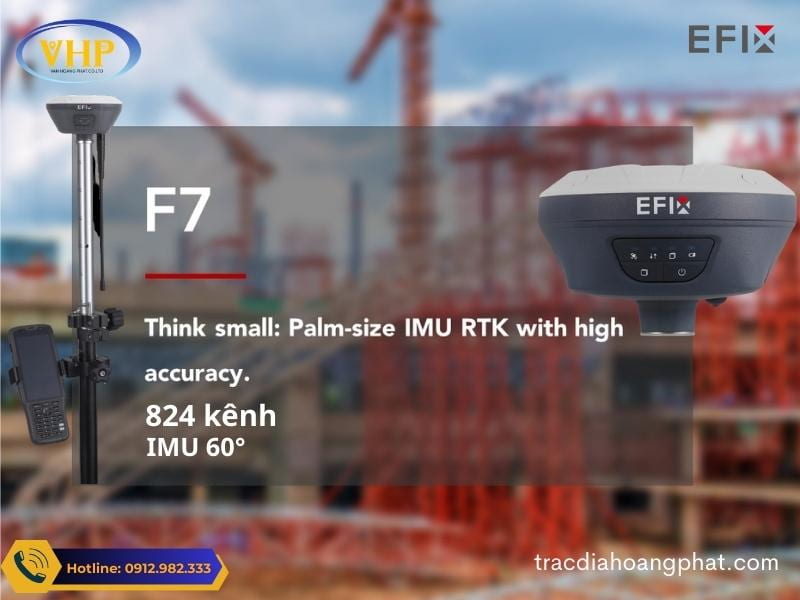 Máy GPS RTK EFIX F7 IMU