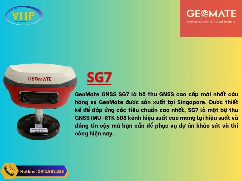 Máy GPS RTK GeoMate SG7 Sức Mạnh Vượt trội