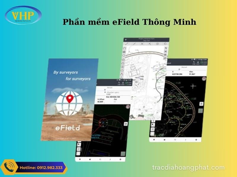 Phần Mềm EFIELD Của Máy GPS RTK EFIX F7 IMU