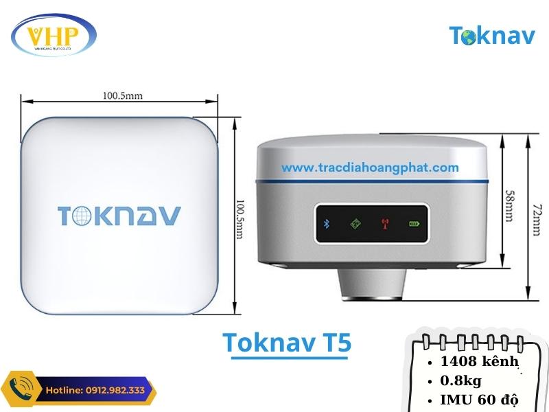 Thông Số Vật Lý Của Máy GPS RTK TOKNAV T5