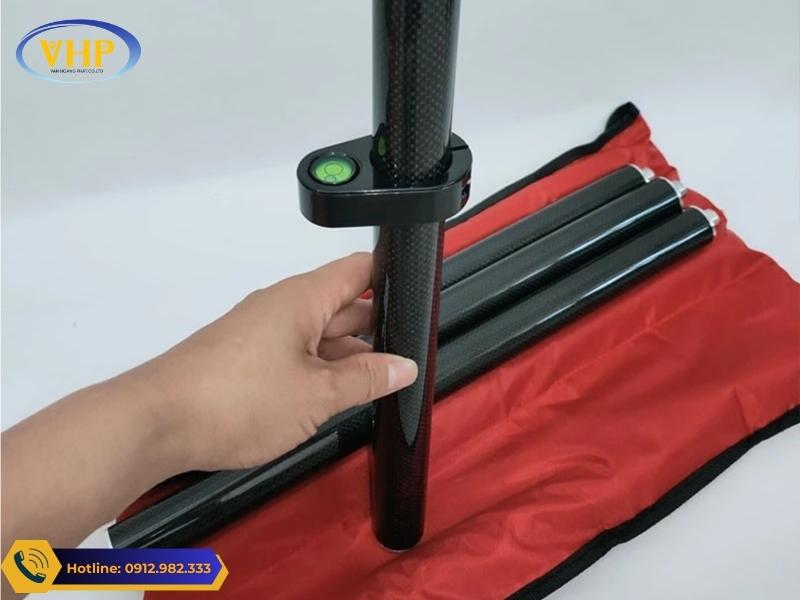 Bọt thuỷ tròn giúp cân bằng sào