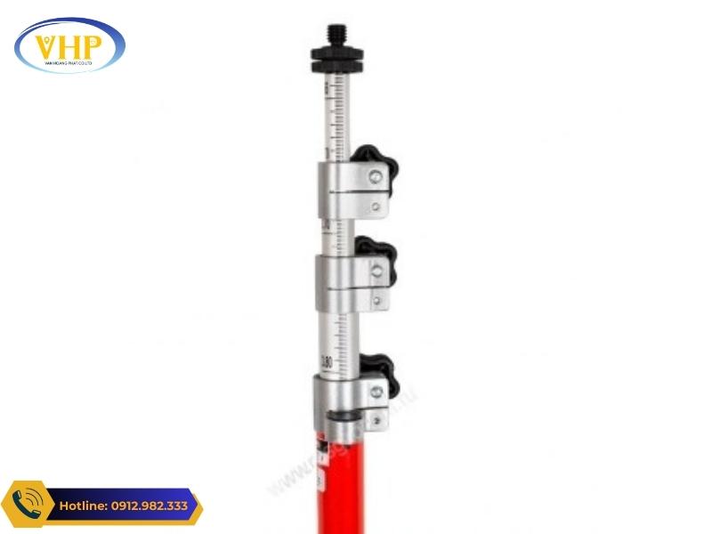 Chất liệu hợp kim nhôm giúp sào gương có độ cứng cao