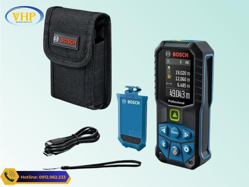 Bộ máy Bosch GLM 50-23G đầy đủ tại Trắc địa Hoàng Phát