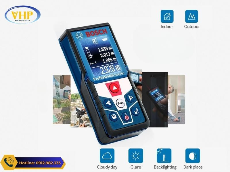 Các bài toán ứng dụng máy đo Laser Bosch GLM 150C