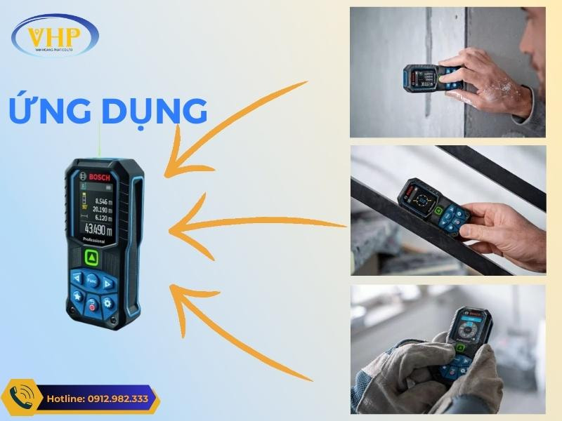 Những bài toán thực tế ứng dụng Bosch GLM 50-23G