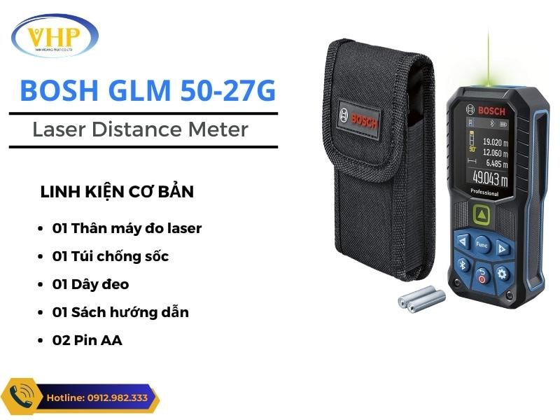 Phụ kiện kèm theo của bộ máy Bosch GLM 50-27CG
