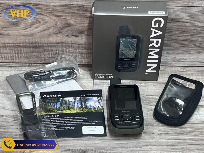 Trọn bộ Máy định vị cầm tay GPS Garmin GPSMAP 66s
