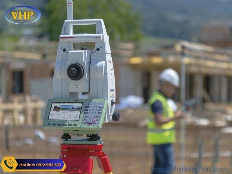 Leica Viva TS16 giờ đây chỉ cần một người đo, giảm bớt vị trí nhân công đứng máy.