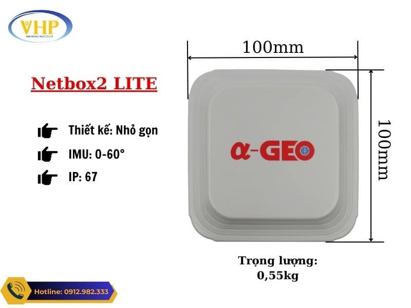 Máy GPS RTK Netbox2 LITE: Hiệu Suất Vượt Trội, Đầu Tư Thông Minh
