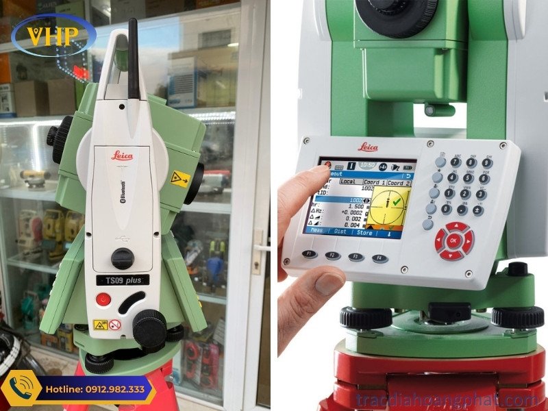 Máy toàn đạc điện tử Leica TS09 Plus với độ chính xác cao