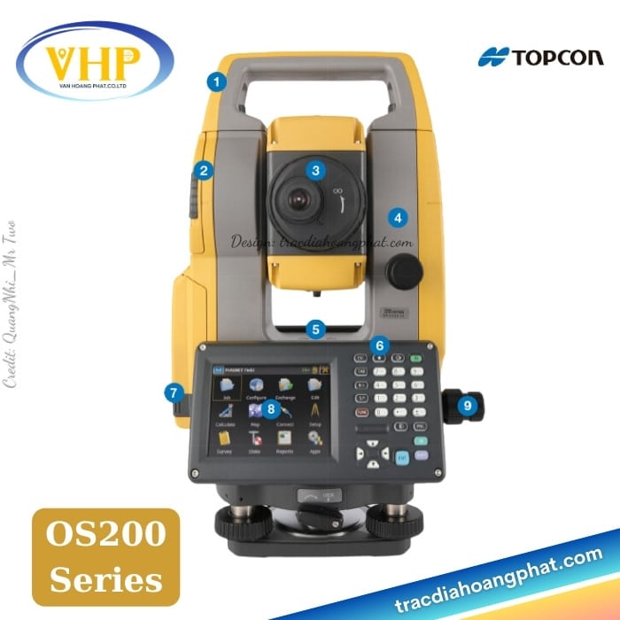 Máy Toàn Đạc Điện Tử Topcon OS200 Series (OS-201 & OS-202) – Lựa Chọn Hoàn Hảo Cho Đo Đạc Chuyên Nghiệp