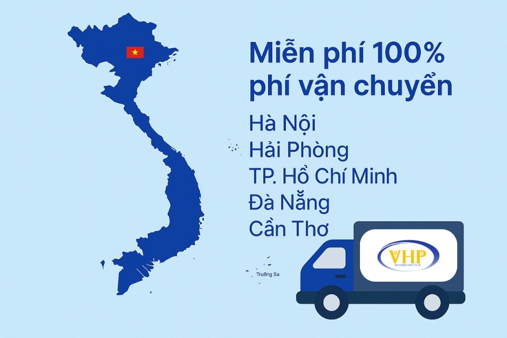 Chính sách Miễn phí 100% phí vận chuyển toàn quốc