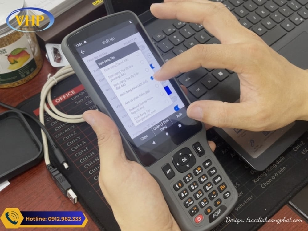 Chọn định dạng của file cần xuất tệp với nhiều loại định dạng trên máy