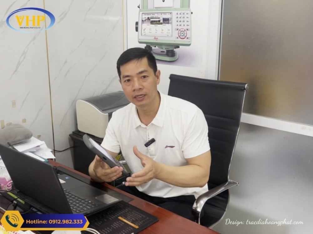 Chuyên gia Quang Nhì chia sẻ các bước để trút số lệu máy GPS RTK