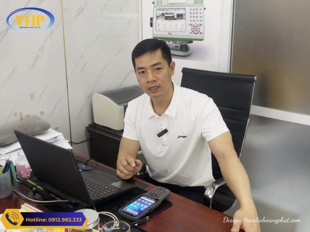 Chuyên gia Quang Nhì từ Trắc Địa Hoàng Phát với hơn 15 năm kinh nghiệm làm việc trong lĩnh vực trắc địa