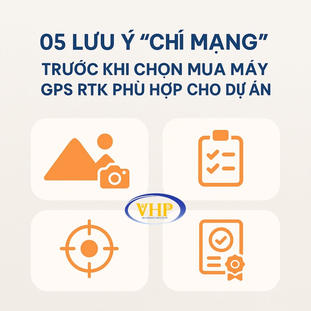 Lưu Ý Khi Chọn Mua Máy GPS RTK Cho Dự Án Đo Đạc