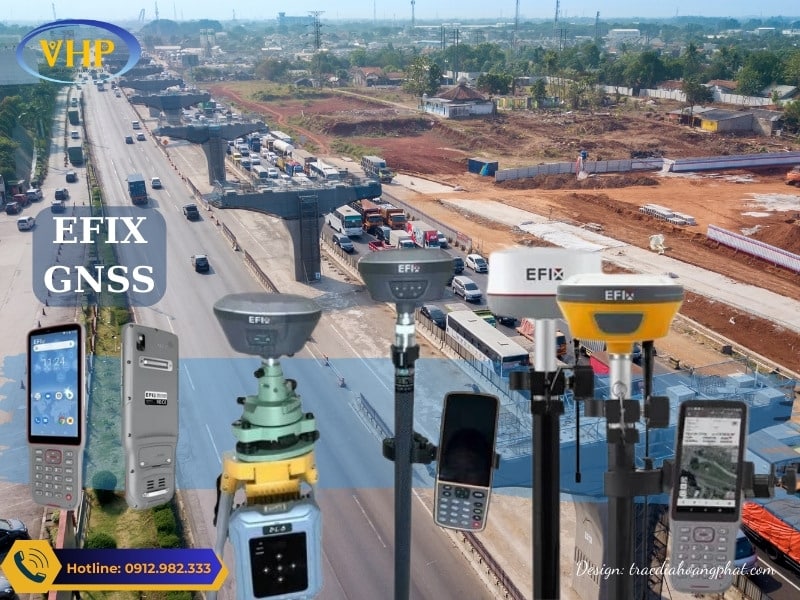 EFIX - Máy RTK được nhiều đơn vị tin dùng
