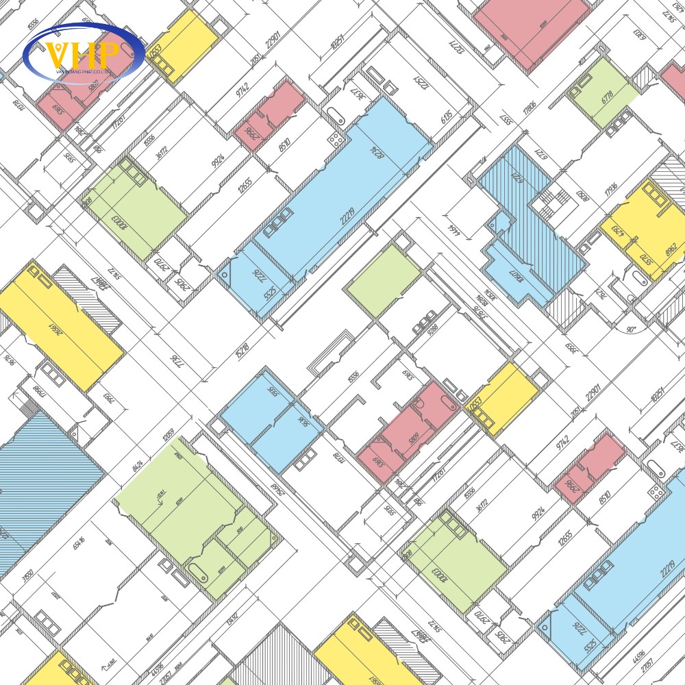 Bản đồ bình đồ dự án mẫu