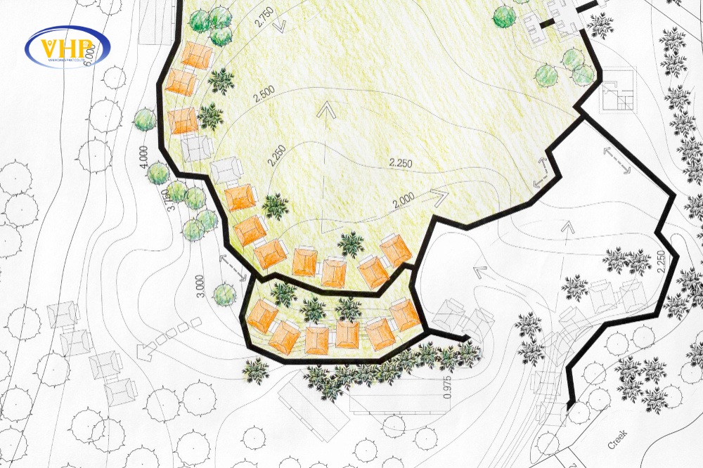 Bản vẽ bình đô của một dự án