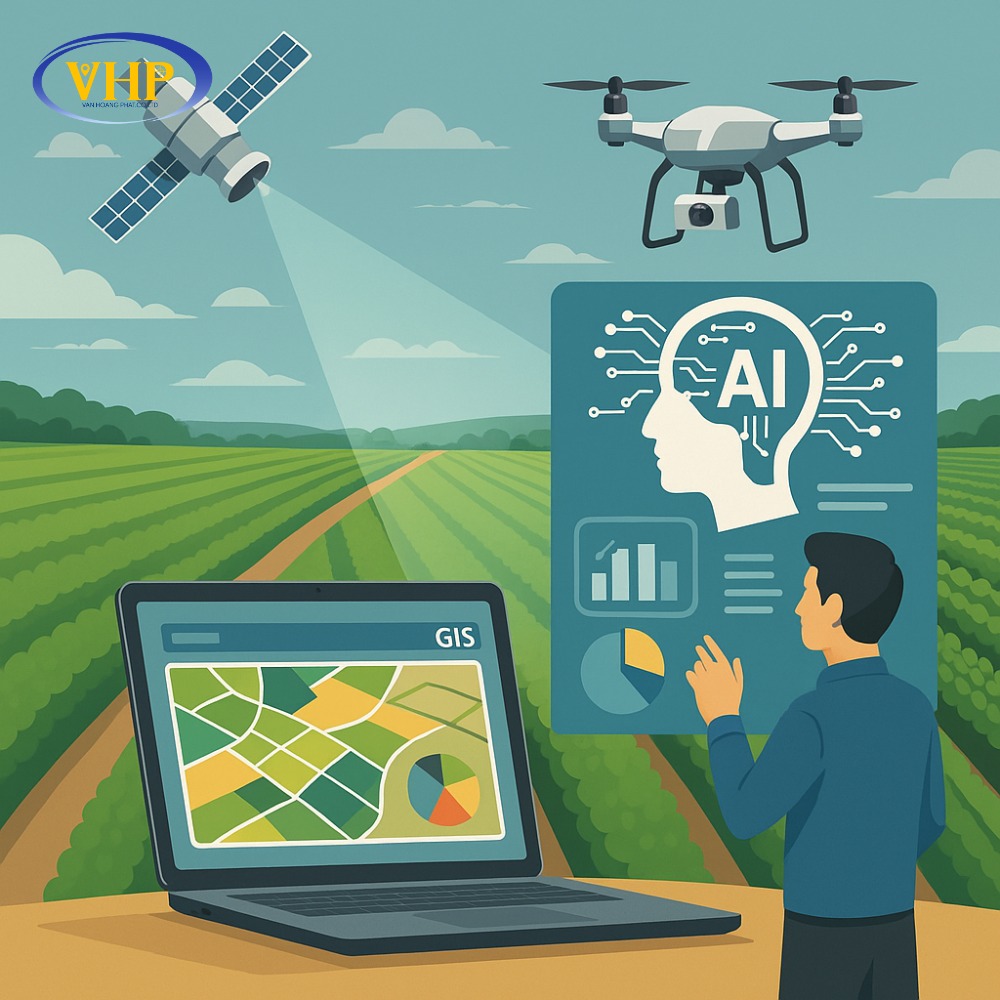 Công nghệ đóng vai trò quan trọng trong quá trình tạo lập bản đồ bằng cách nâng cao độ chính xác, độ chi tiết và khả năng cập nhật dữ liệu