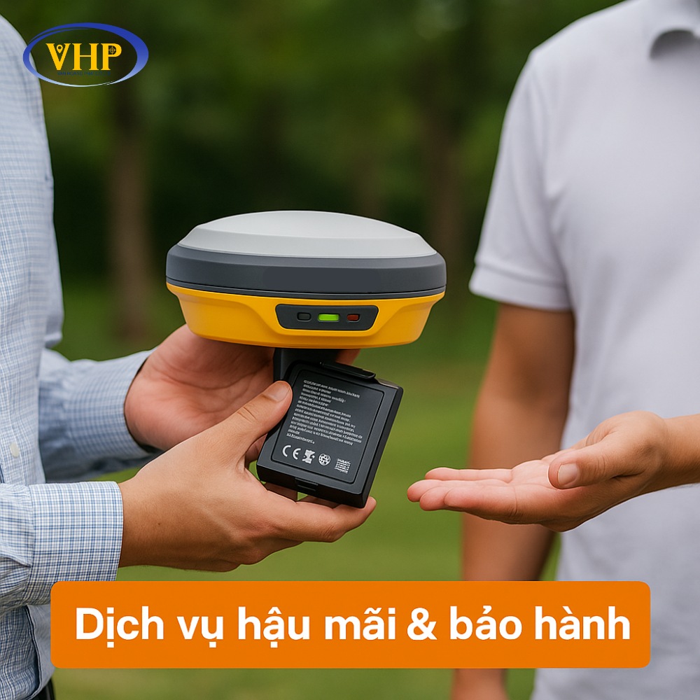 Dịch vụ hậu mãi và bảo hành máy GNSS RTK 24 tháng, hỗ trợ kỹ thuật 24/7