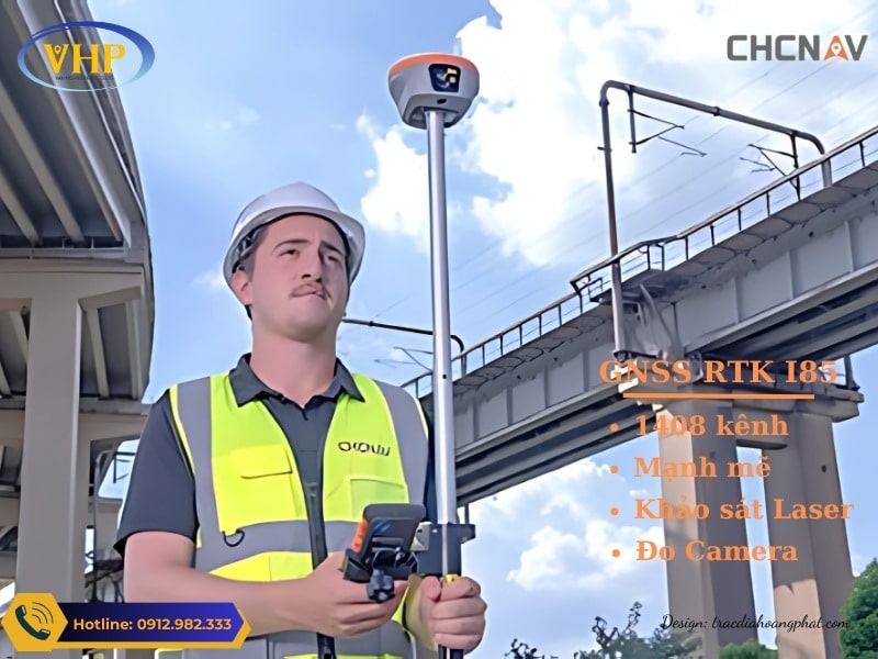 Máy GPS RTK CHC I85 Khảo Sát Bằng Laser