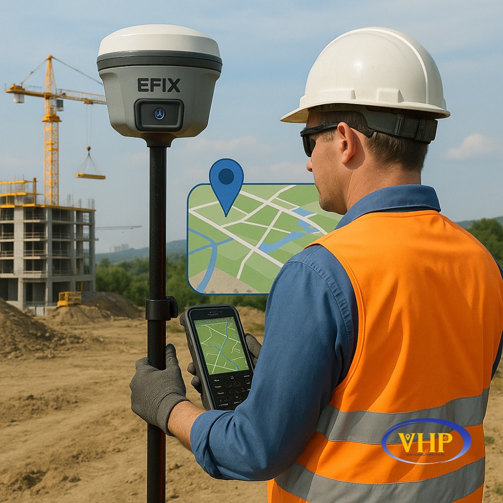 Ứng dụng của máy GNSS RTK EFIX